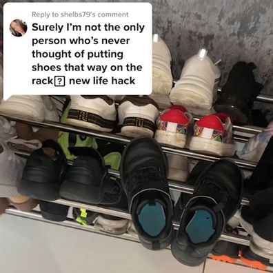 TikTok storage organisation shoes wardrobe