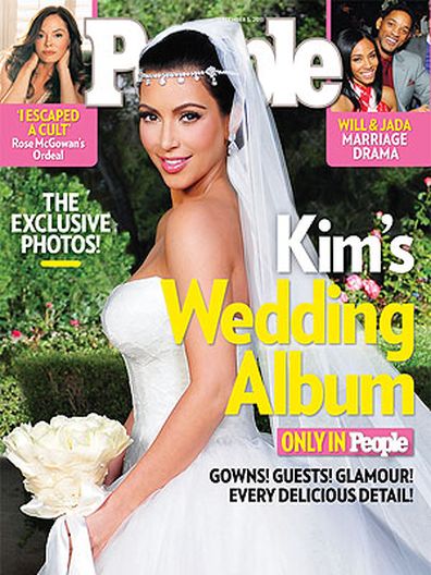 Kim Kardashian poses for a portrait ahead of her wedding to Kris Humphries in 2011.