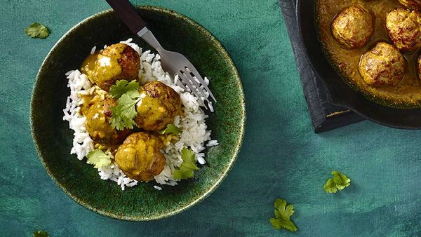 Malaysian satay pork meatballs