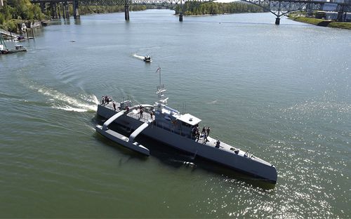 The Sea Hunter is an entirely new class of unmanned ocean-going vessel. 