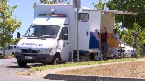 The information caravan has been set up in hope of witnesses coming forward. (9NEWS)