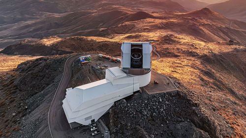 The Vera C. Rubin Observatory in Cerro Pachon, Chile.