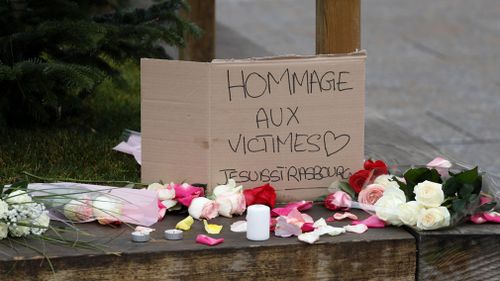 Tributes have been left for the victims.