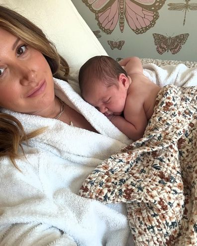 Ashley Tisdale newborn 