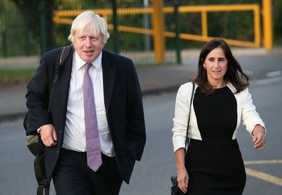 UXBRIDGE, ENGLAND - SEPTEMBER 12:  Boris Johnson arrives at Ruislip High School on September 12, 2014 in Uxbridge, England. Mr Johnson is attending a Conservative Party selection meeting in the hope of becoming the Member of Parliament for the constituency of Uxbridge and South Ruislip in the 2015 general election.  (Photo by Peter Macdiarmid/Getty Images)