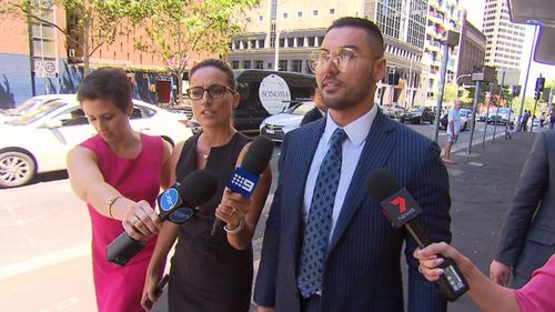 Salim Mehajer leaving court today. (9NEWS)