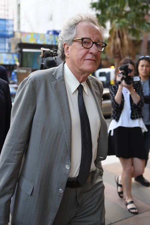 Geoffrey Rush has attended court again in the defamation case against Nationwide News and Jonathan Moran.