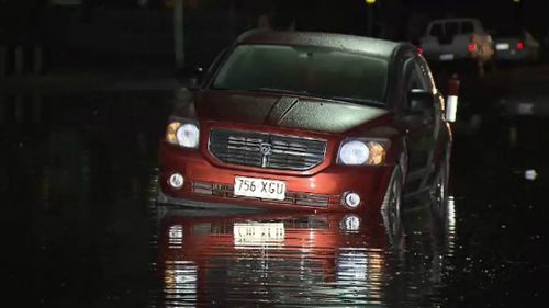 Coastal and low-lying suburbs are being warned of king tides around 2.7 metres, peaking tonight and tomorrow night. Picture: 9NEWS

