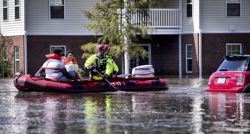 Thousands of evacuees have been told not to return home yet after Hurricane Florence unleashed epic floods.