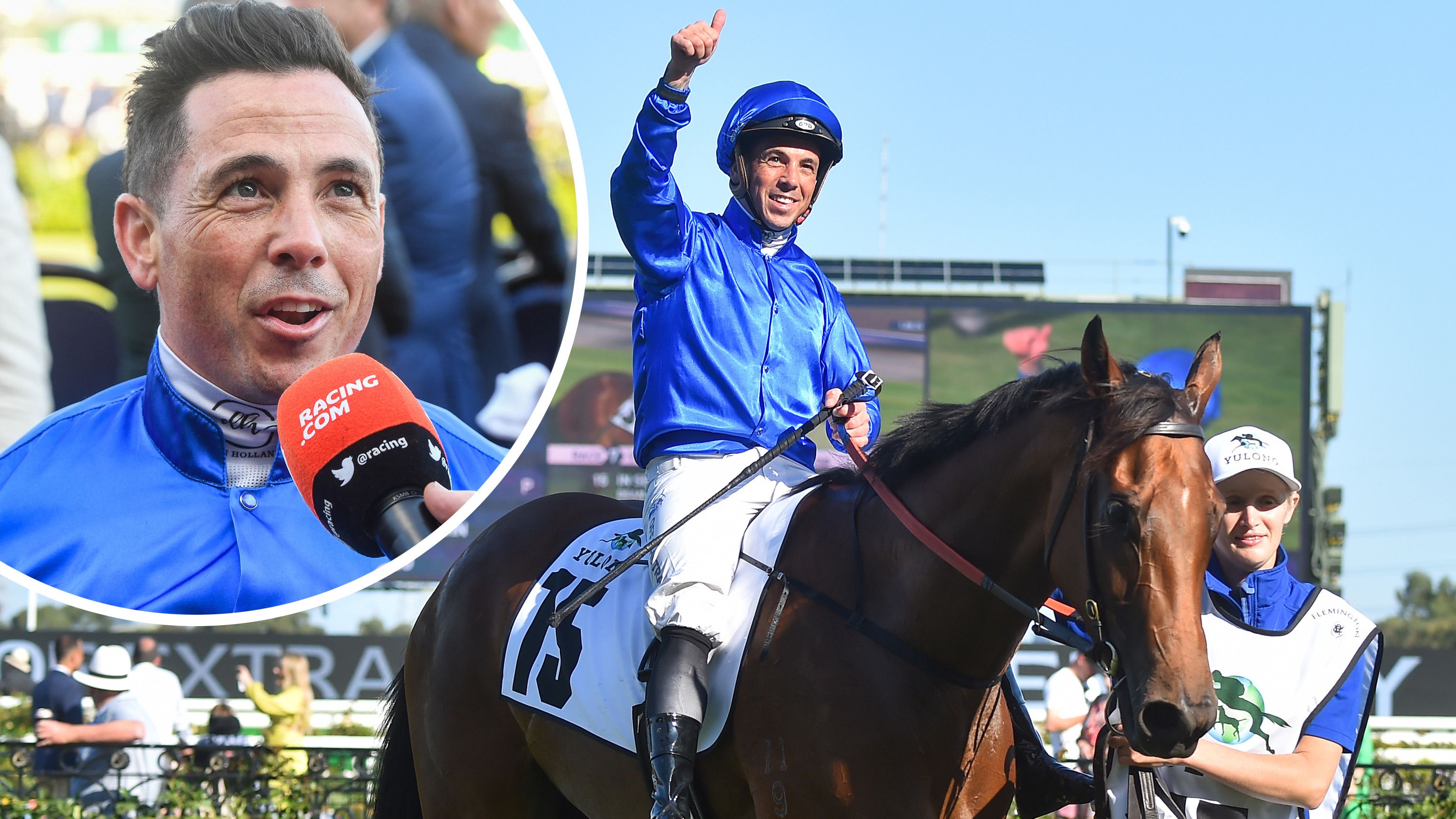 Late jockey Dean Holland was all class after winning the 2023 Newmarket Handicap aboard In Secret.