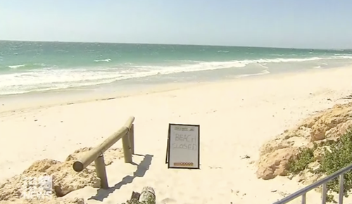 Several beaches along the coast has been closed following the attack.