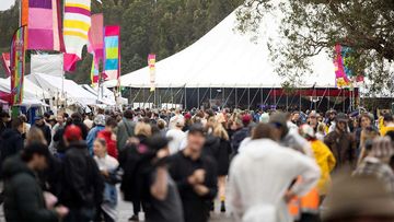 Police charged two men with sexually touching without consent at Splendour in the Grass.