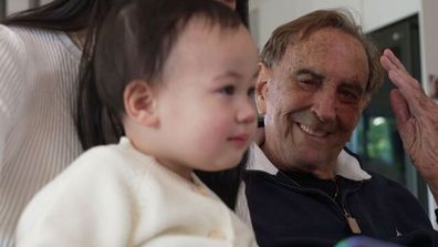 Dr John Levin and son Gabby