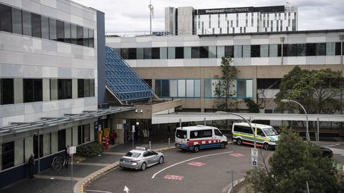 Westmead Hospital receiving bay for the Emergency Department.