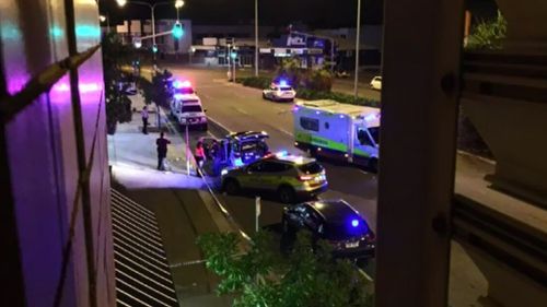 Police were called to the Townsville service station. (9NEWS)