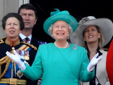 Queen Elizabeth Trooping the Colour