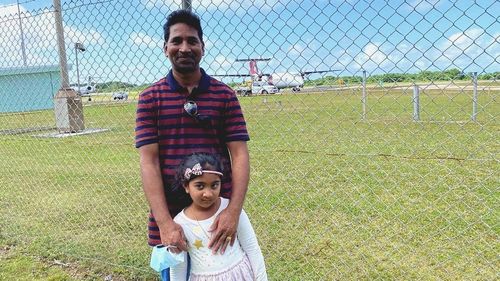 Priya's husband Nades and daughter Kopinka have now left Christmas Island and are en route to Perth. 