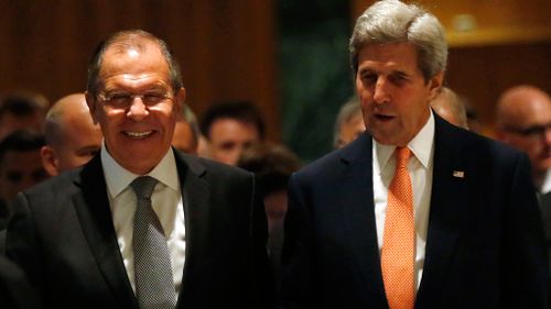 US Secretary of State John Kerry says Russia has agreed to impose a ceasefire in Syrian civil war