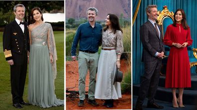 Queen Mary and King Frederik of Denmark state visit to the Australian gallery