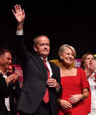 Bill Shorten and Chloe Shorten 