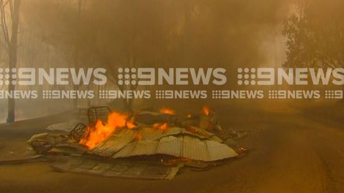 Properties have been destroyed in Rappville, NSW.