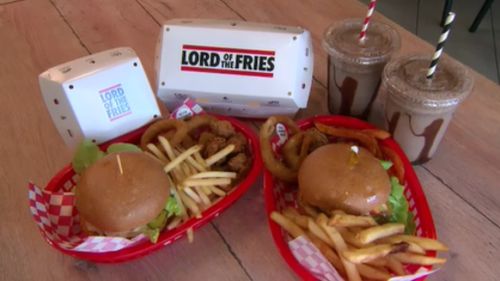 Vegan-friendly fries and shakes finish off the burger meal. (9NEWS)