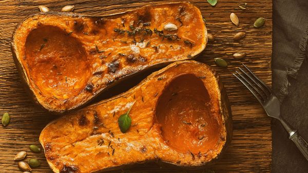 Roasted butternut pumpkin