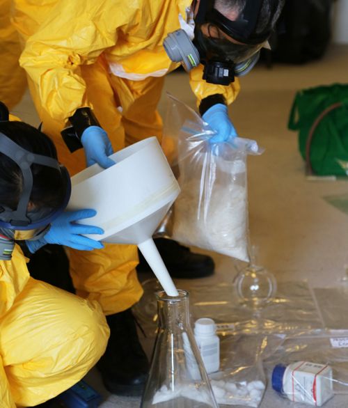 More than 250 drug labs have been raided since 2013 in NSW. (Supplied)