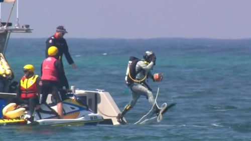 Police located his car in Lancelin and found an empty diving bag inside.