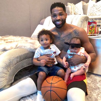 Tristan Thompson, daughter True, son Prince