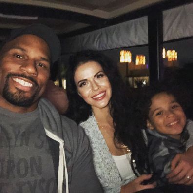 WWE star Shad Gaspard, wife Siliana Gaspard, son Aryeh