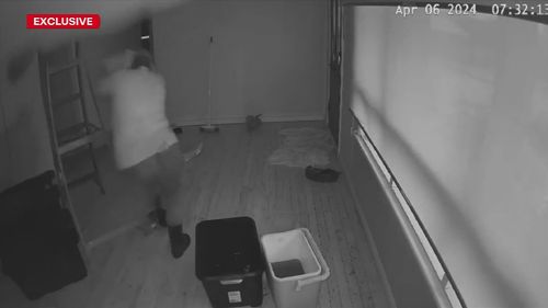 Greystanes resident Lisa Sly's ceiling collapsed under the weight of the water.