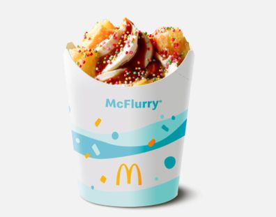 Maccas announcers the launch of the Birthday McFlurry
