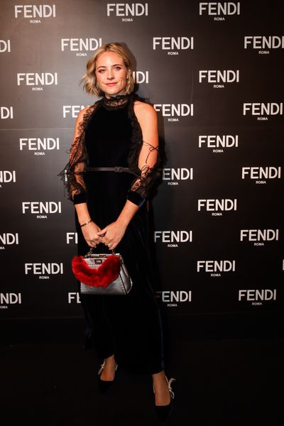 Deborah Symond O’Neil at the opening of Fendi's new boutique in Collins Street Melbourne