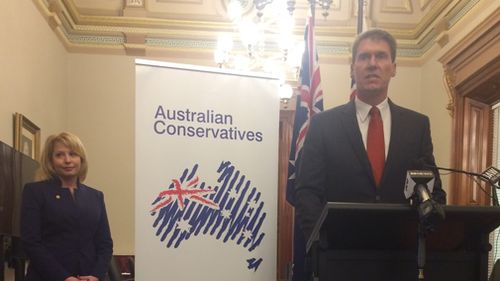 Rachel Carling-Jenkins has joined the Australian Conservatives. (9NEWS / Andrew Lund)