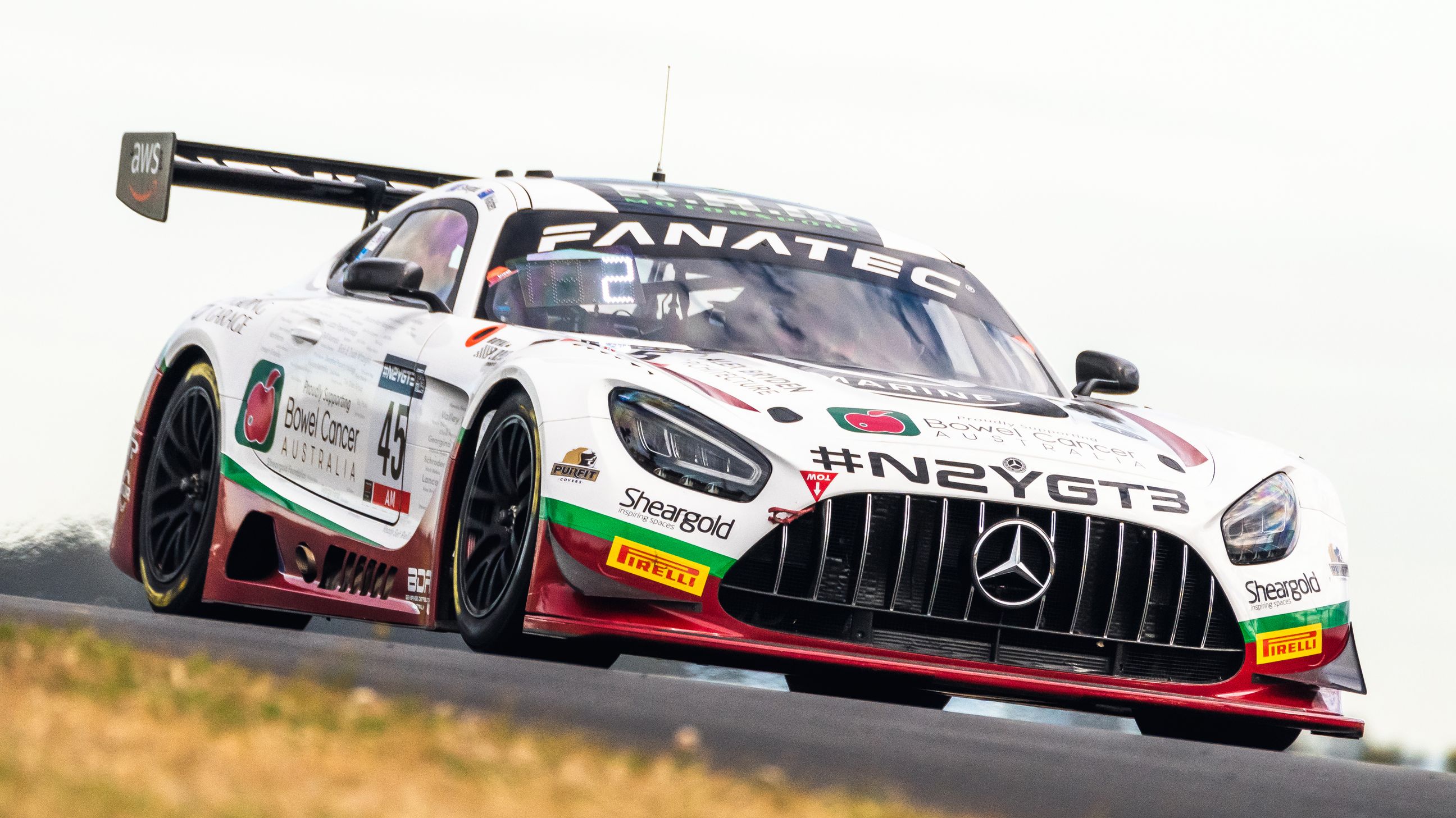 The Michael Sheargold-driven Mercedes-AMG GT3.