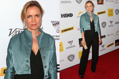 <i>Big Sur</i> actress Radha Mitchell rocked a jumpsuit on the red carpet while chatting to TheFIX about her busy year ahead.
