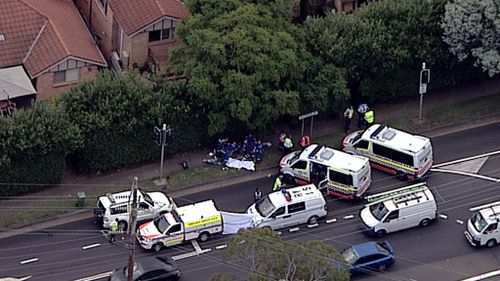 Emergency services were called to the scene just before 3.30pm. (9NEWS)