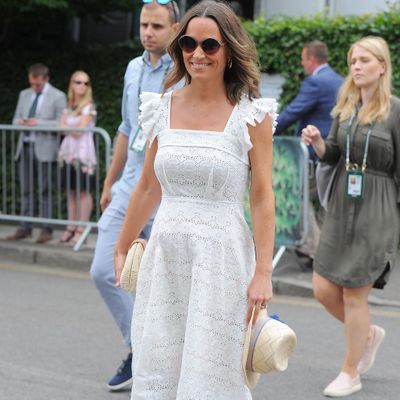 Pippa at Wimbledon, July 2018.