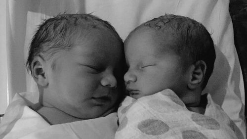 'We are doubly in love': David Campbell and wife Lisa welcome baby twins