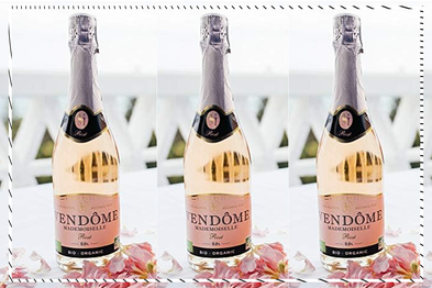 9PR: Vendome Mademoiselle Non-Alcoholic Organic Sparkling Rose Wine, 750mL