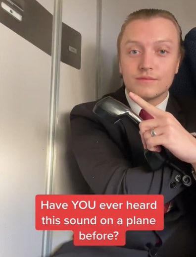 flight attendant explains noises