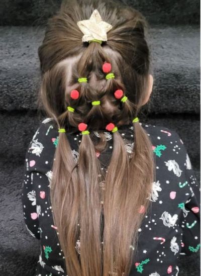 Christmas Style: Festive kids' hairstyles to attempt on Christmas Day, add  a little Christmas spirit to their look!