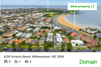 Auction home sold historic Melbourne town Williamstown Victoria Domain 