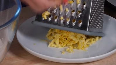 Grating butter is the ultimate kitchen hack