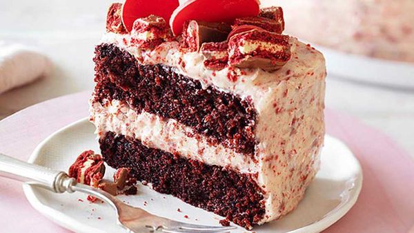Red velvet Tim Tam cake recipe