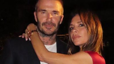 Victoria and David Beckham Address Purple Wedding Outfits