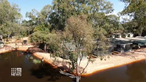 Residents were evacuated from a caravan park in South Australia last night amid fears the levee ﻿protecting it was about to fail.