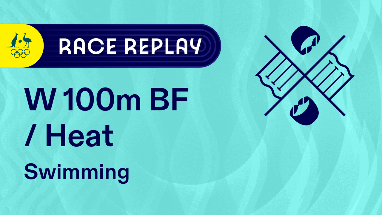 W 100m Butterfly Heat Swimming Olympic Games Paris 2024, Short Video