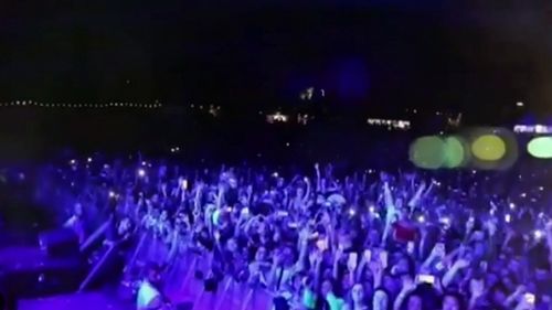 A 19-year-old woman has died in hospital after attending the FOMO music festival in western Sydney.